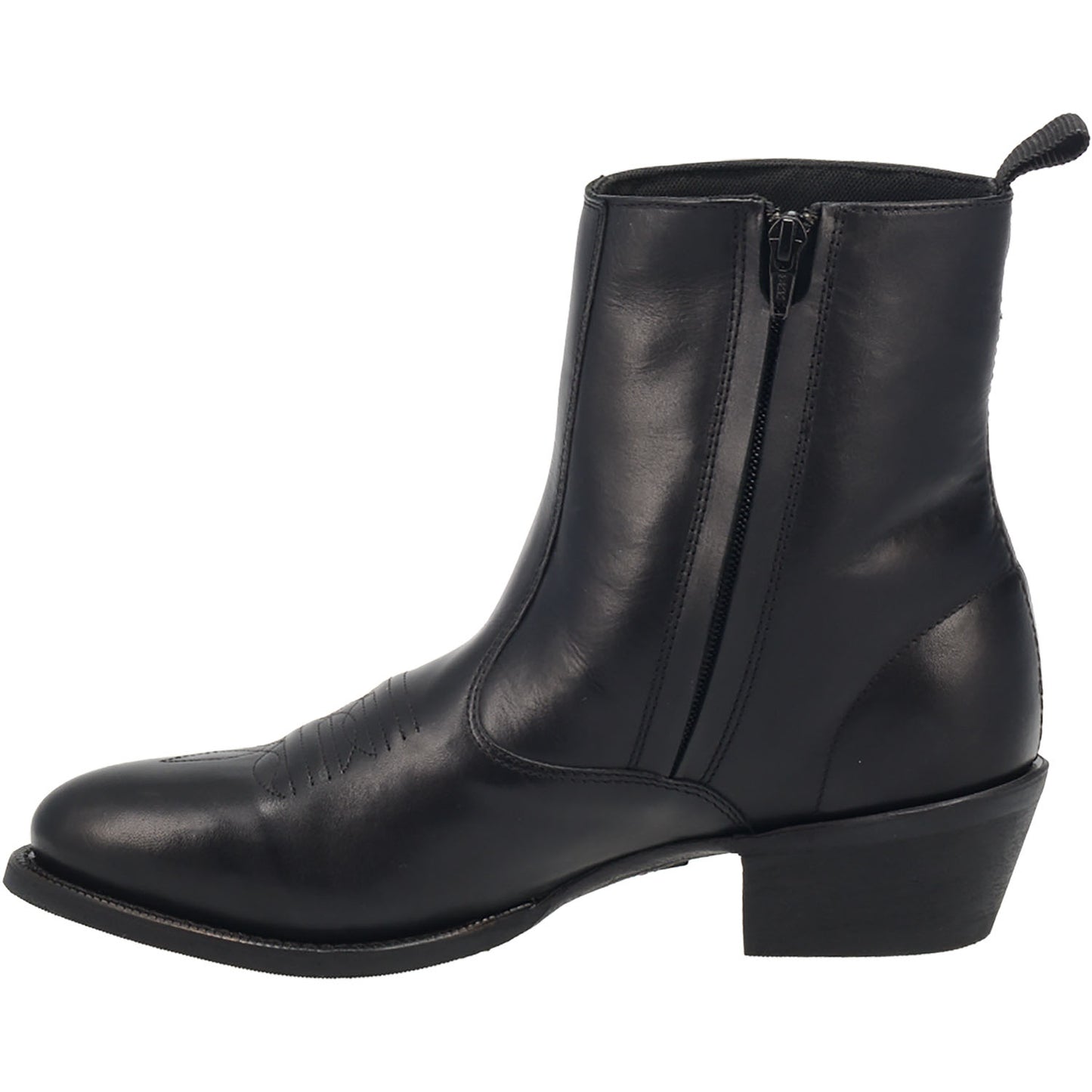 Laredo Fletcher Black 62070 Mens Cowboy Ankle Boots