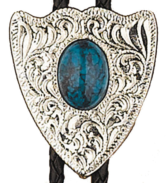 Bolo BT-9 Turquoise Arrowhead Bolo Tie Made in the USA