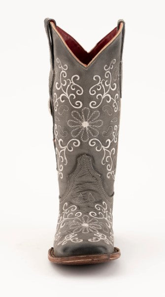 Ferrini Ladies Bella Handcrafted Smoke Cowboy Boots