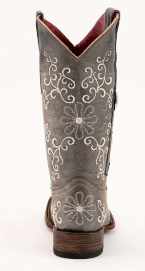 Ferrini Ladies Bella Handcrafted Smoke Cowboy Boots