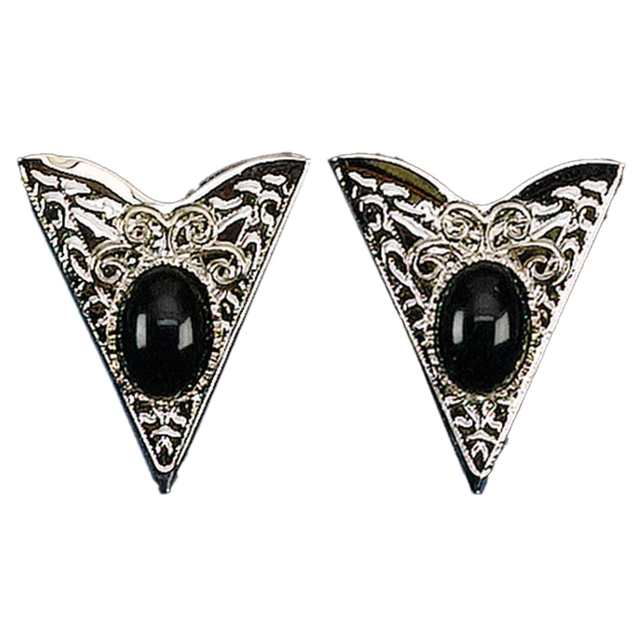 WE CT-1058 Black Stone Collar Tips