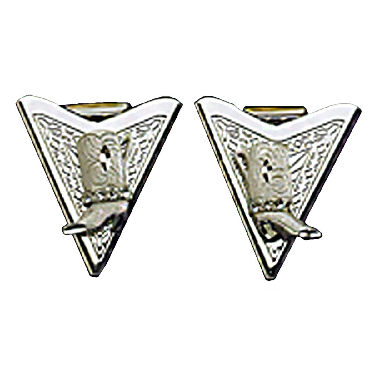 WE CT9049S Collar Tips Silver Wild Wild Western Wear