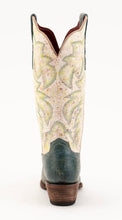 Load image into Gallery viewer, Ferrini Ladies Candy Teal Handcrafted Two Tone Cowboy Boots

