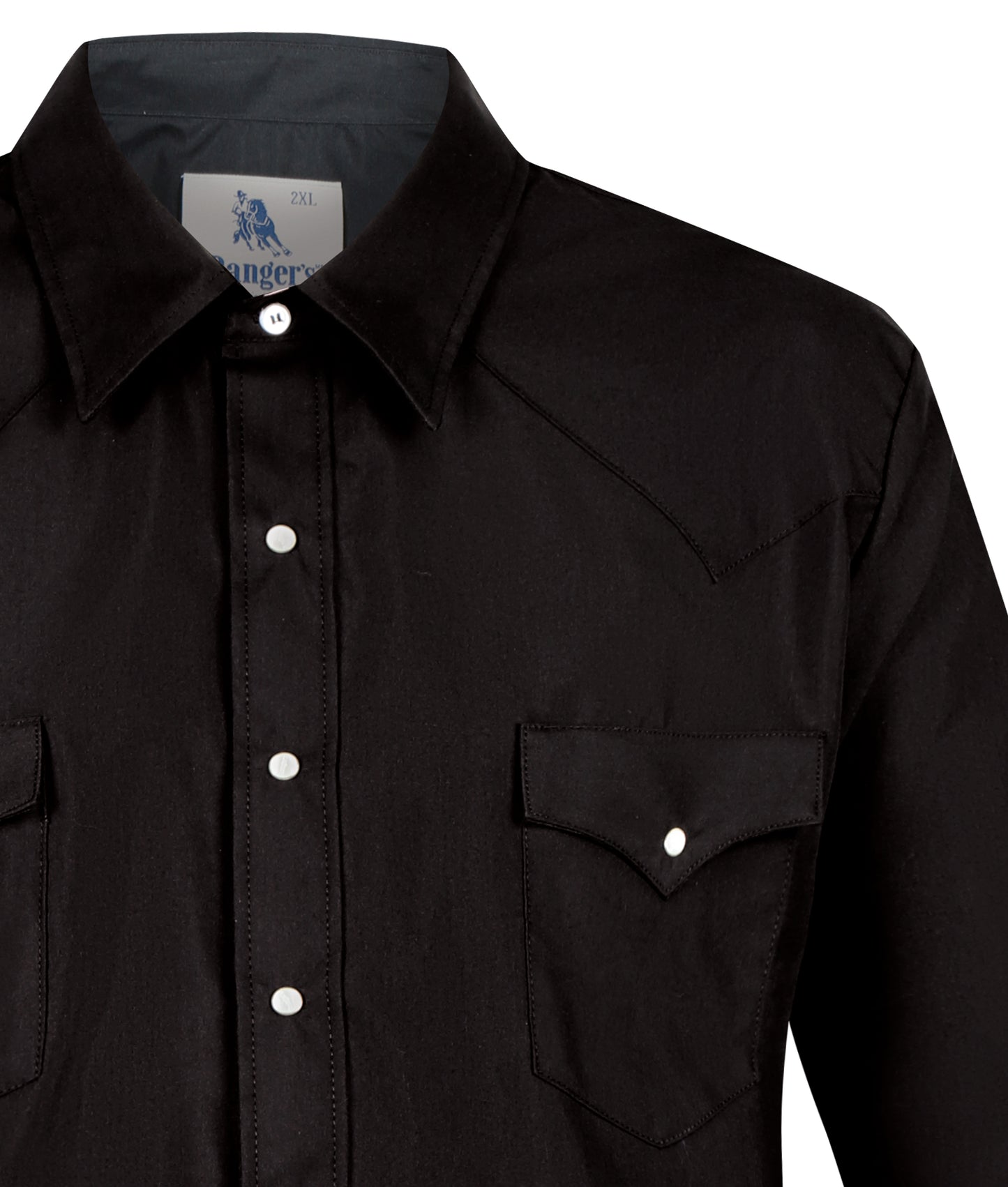 Rangers Vaq Clasica 014CA01 Western Shirt Black