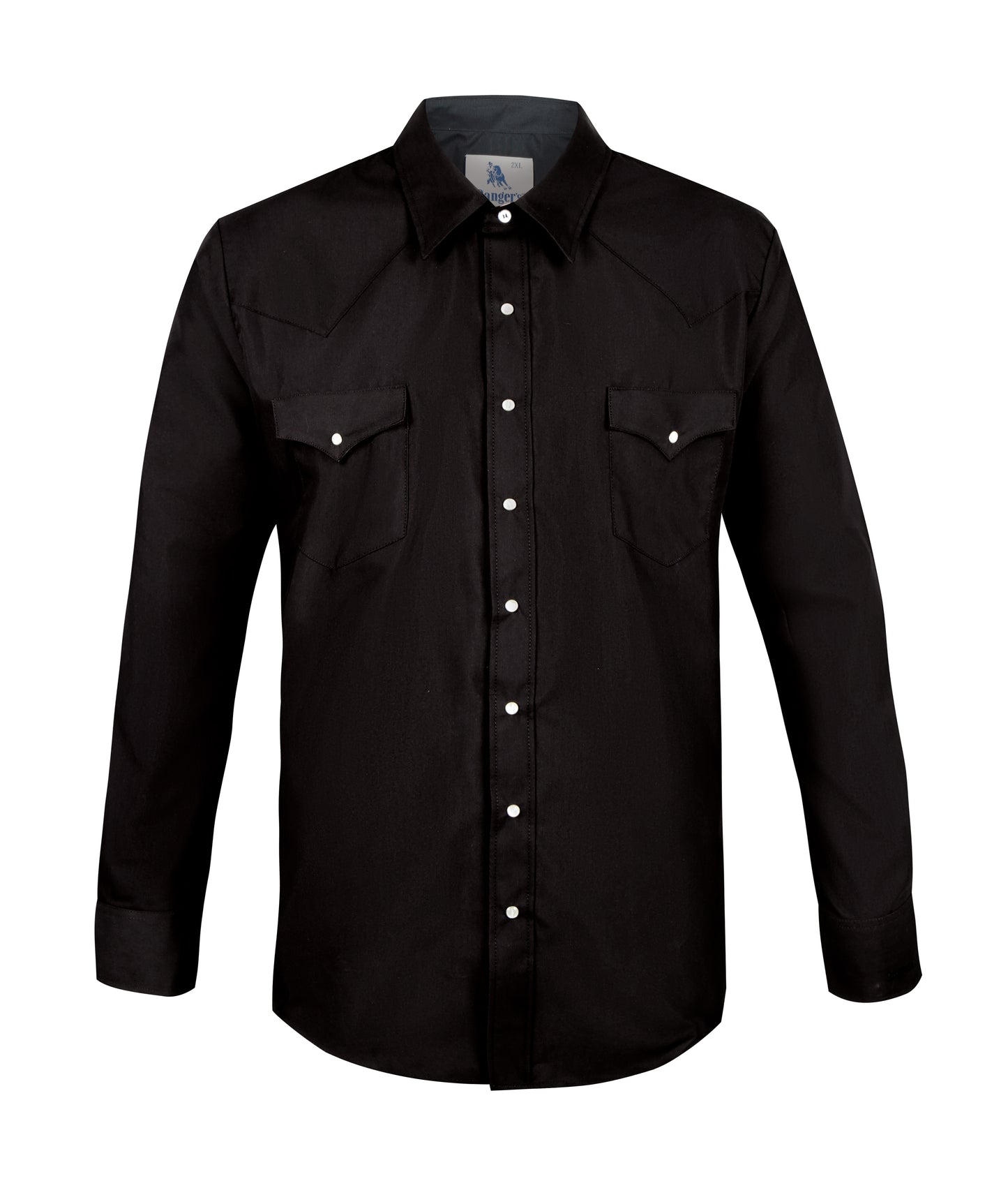 Rangers Vaq Clasica 014CA01 Western Shirt Black