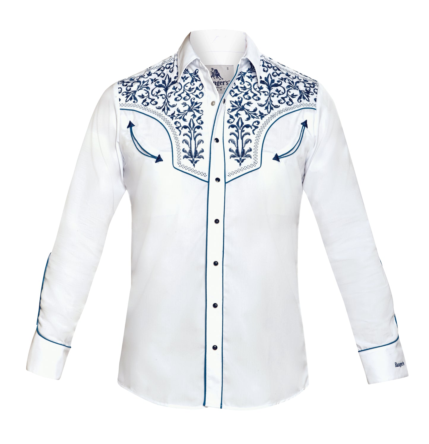 Rangers Lujoso 130CA01 Western Shirt White
