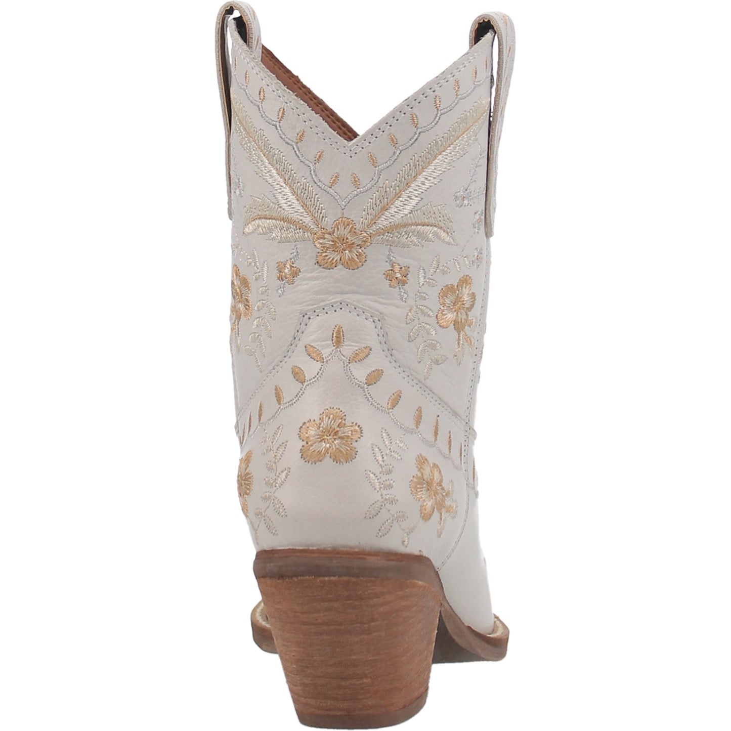 Dingo Primrose in White DI748 Ladies Ankle Boots