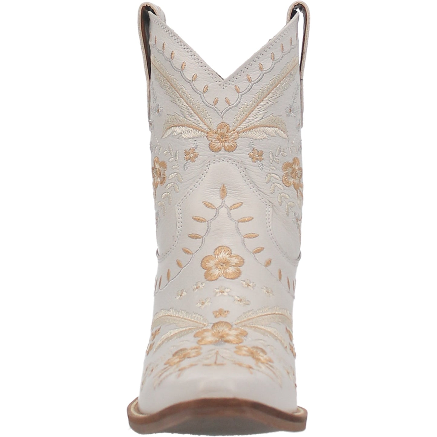 Dingo Primrose in White DI748 Ladies Ankle Boots