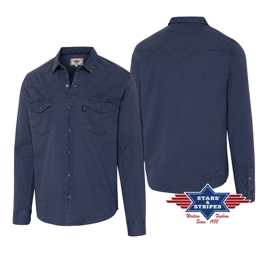 Daniel Blue Mens Western Shirt