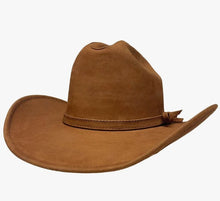 Load image into Gallery viewer, Gorge Copper Cattleman Leather Cowboy Hat
