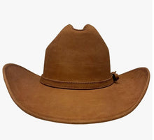 Load image into Gallery viewer, Gorge Copper Cattleman Leather Cowboy Hat
