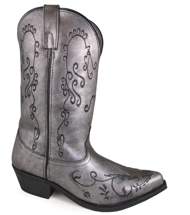 Smoky Mountain Ladies/Youth Boots 6955 Silver Harlow Western Boots