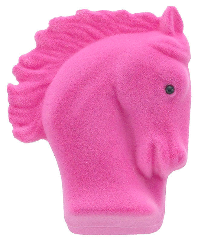 Western Express HN-2 Pink Rhinestone Horseshoe Necklace in a Horsehead Shaped Box
