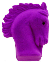 Load image into Gallery viewer, Western Express HE-650 Purple Rhinestone Horseshoe Earrings - Horse Head Gift Box
