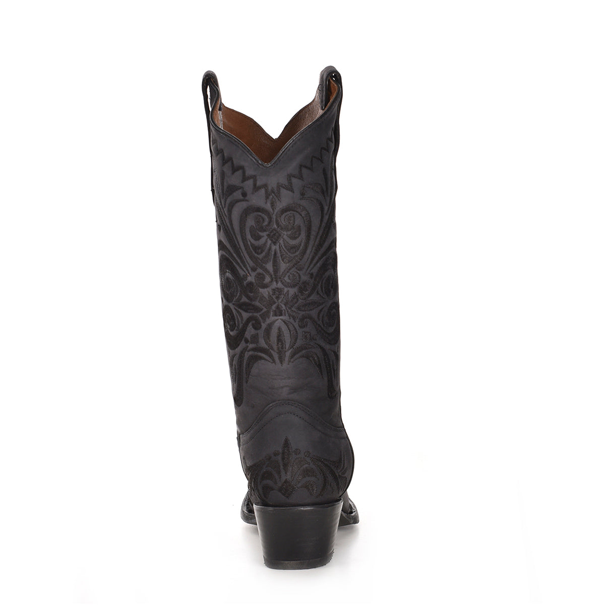 Circle G By Corral Women's Black Floral Snip Toe Boots L5433
