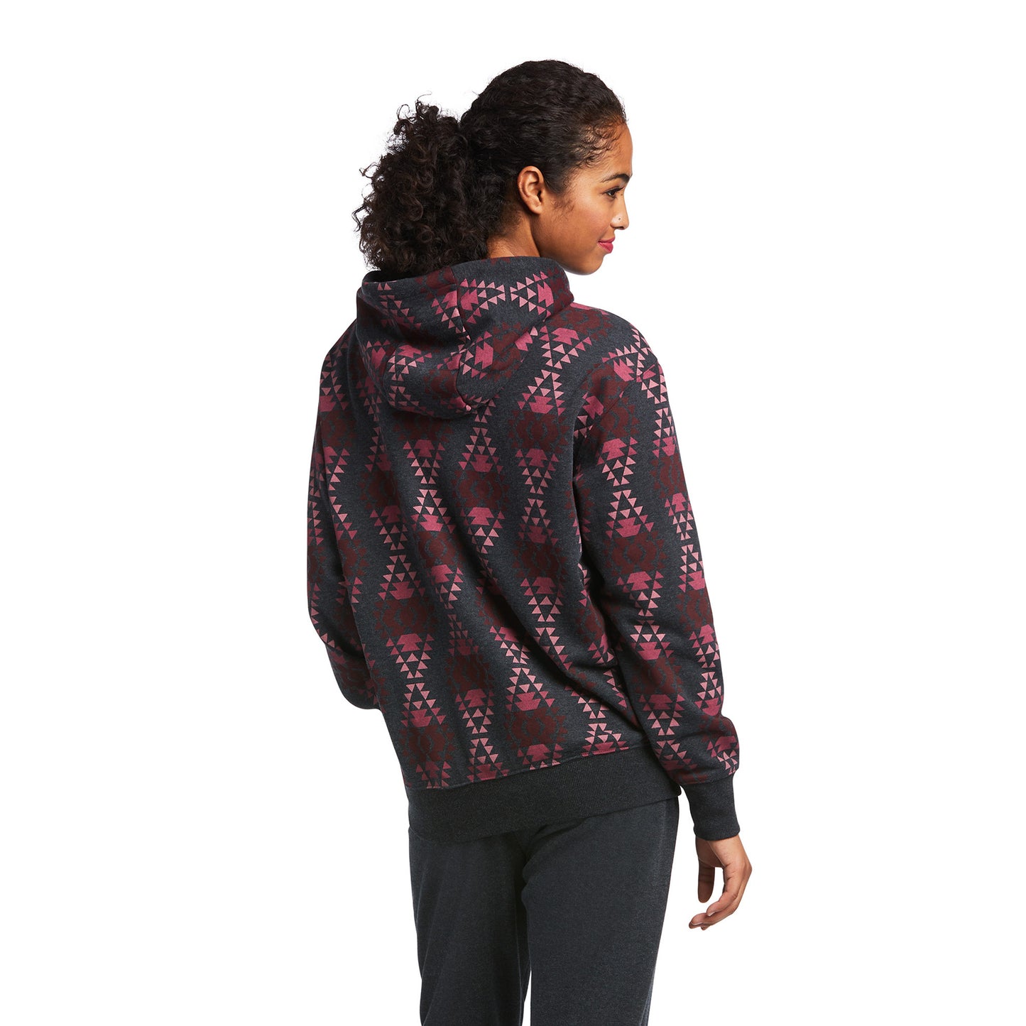 Ariat Ladies 10039842 Real Diamondback Printed Hoodie