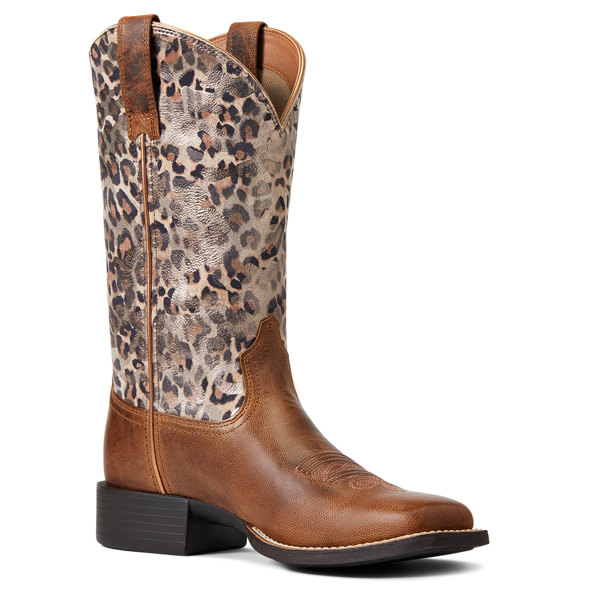 Women's wide square toe shop western boots