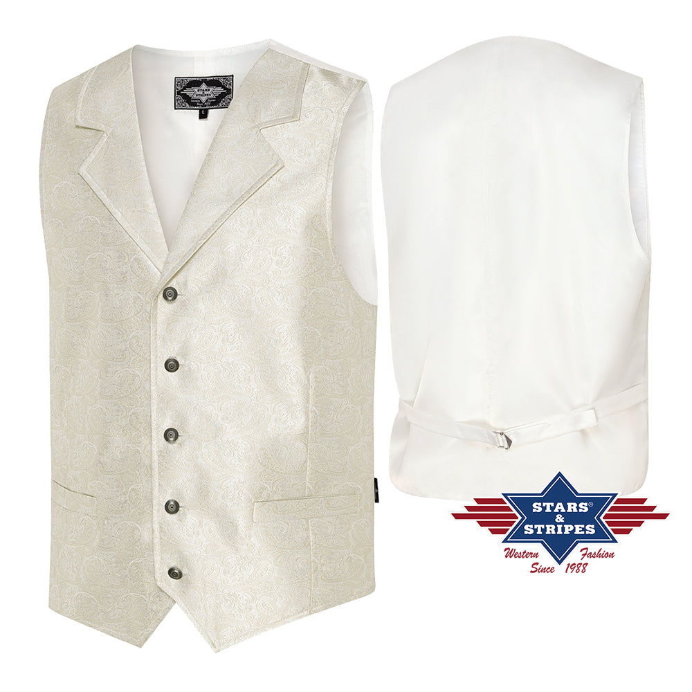 Straight Flush Men's Western Waistcoat