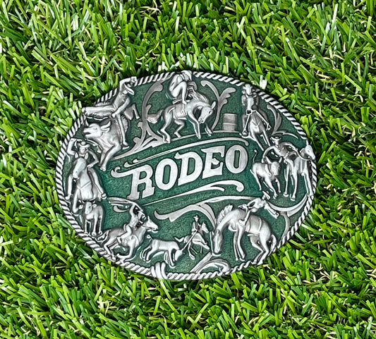 Buckle Rodeo Cowboy WT083 Green
