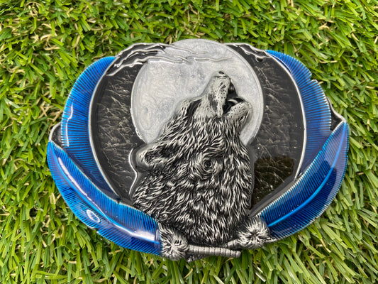 Buckle Western Wolf Moon WT111BL