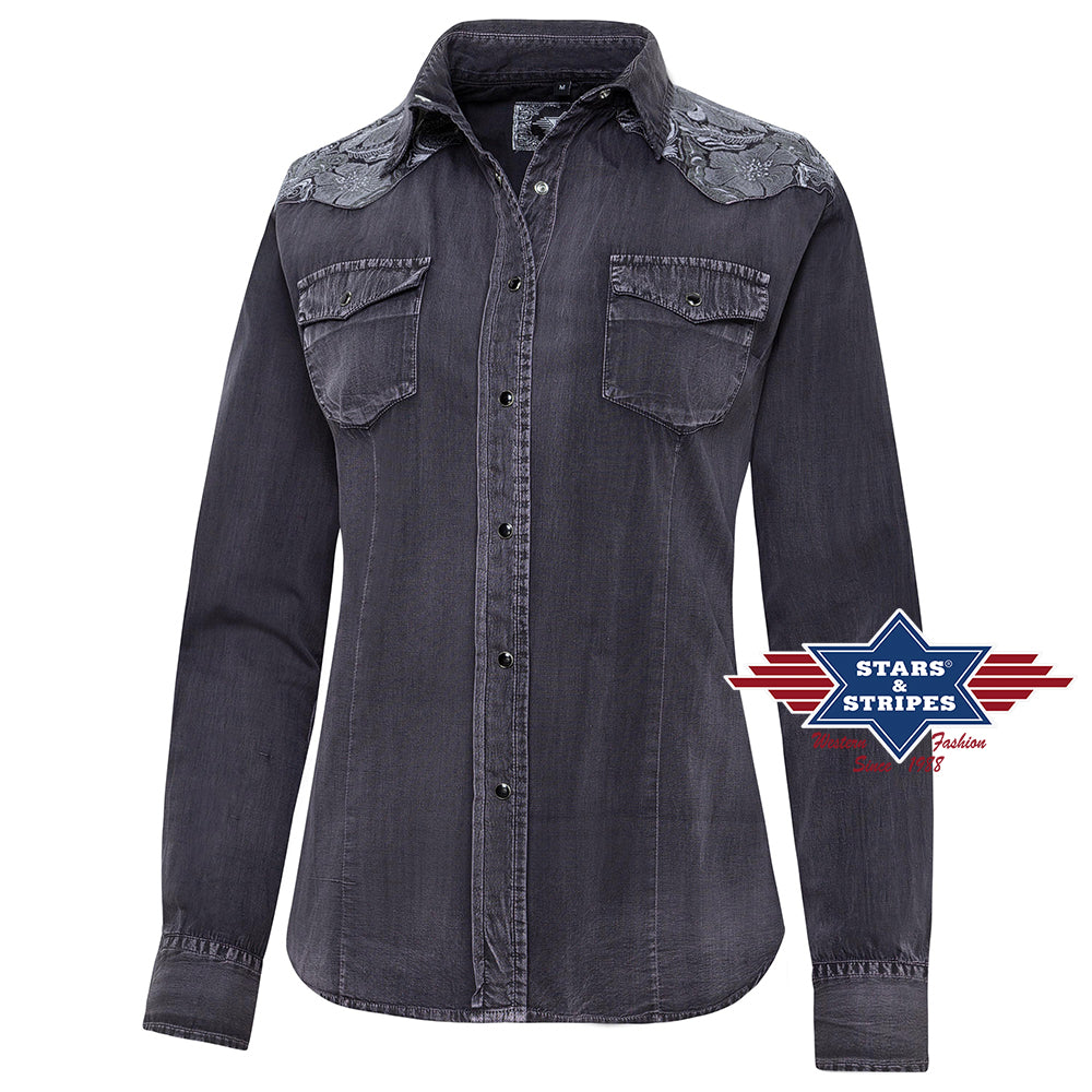 Wilma Ladies Western Blouse