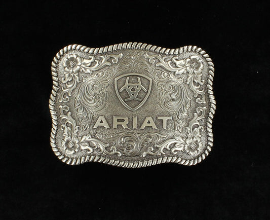M&F Ariat Rectangle Rope Edge Buckle A37006