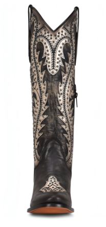 Corral C3834 Black/Brown Tall Western Boots