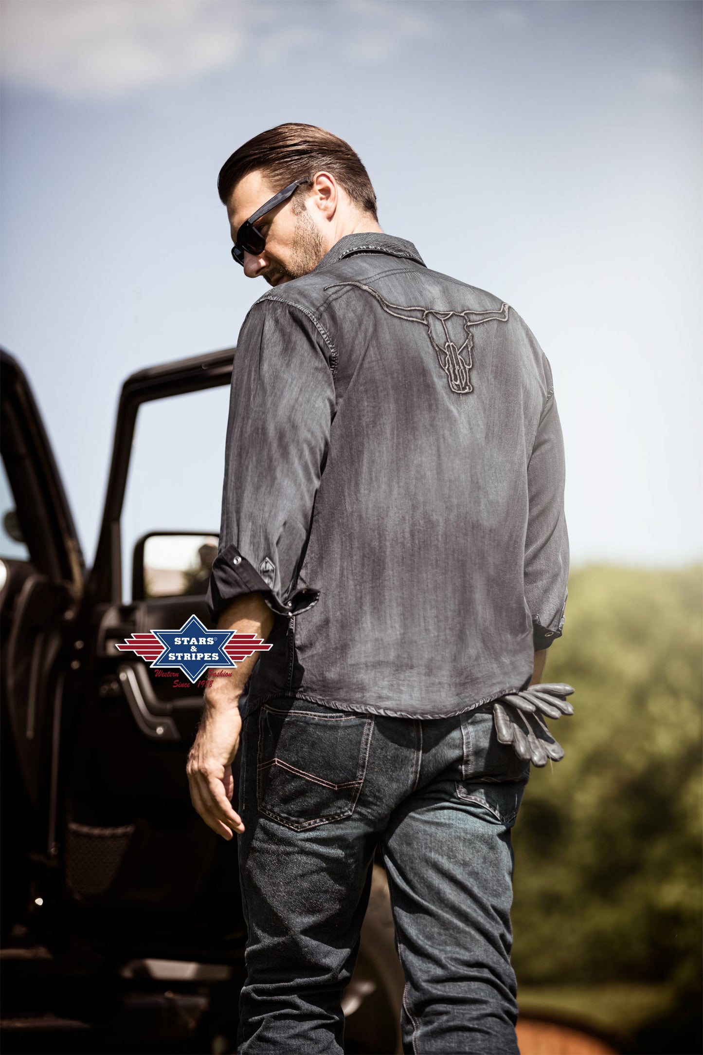 Enzo Men's Western Shirt