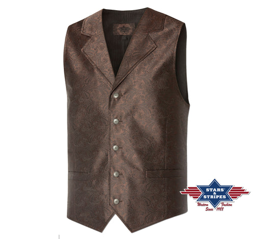 Full House Mens Western Waistcoat