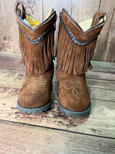 Load image into Gallery viewer, Smoky Mountain Boots 3575T Hopalong Brown Tasseled Western Toddler Boots
