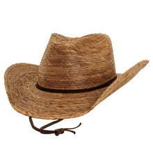 Load image into Gallery viewer, American Hat Makers Mexican Palm Straw Cowboy Hat - Tycoon: Toast
