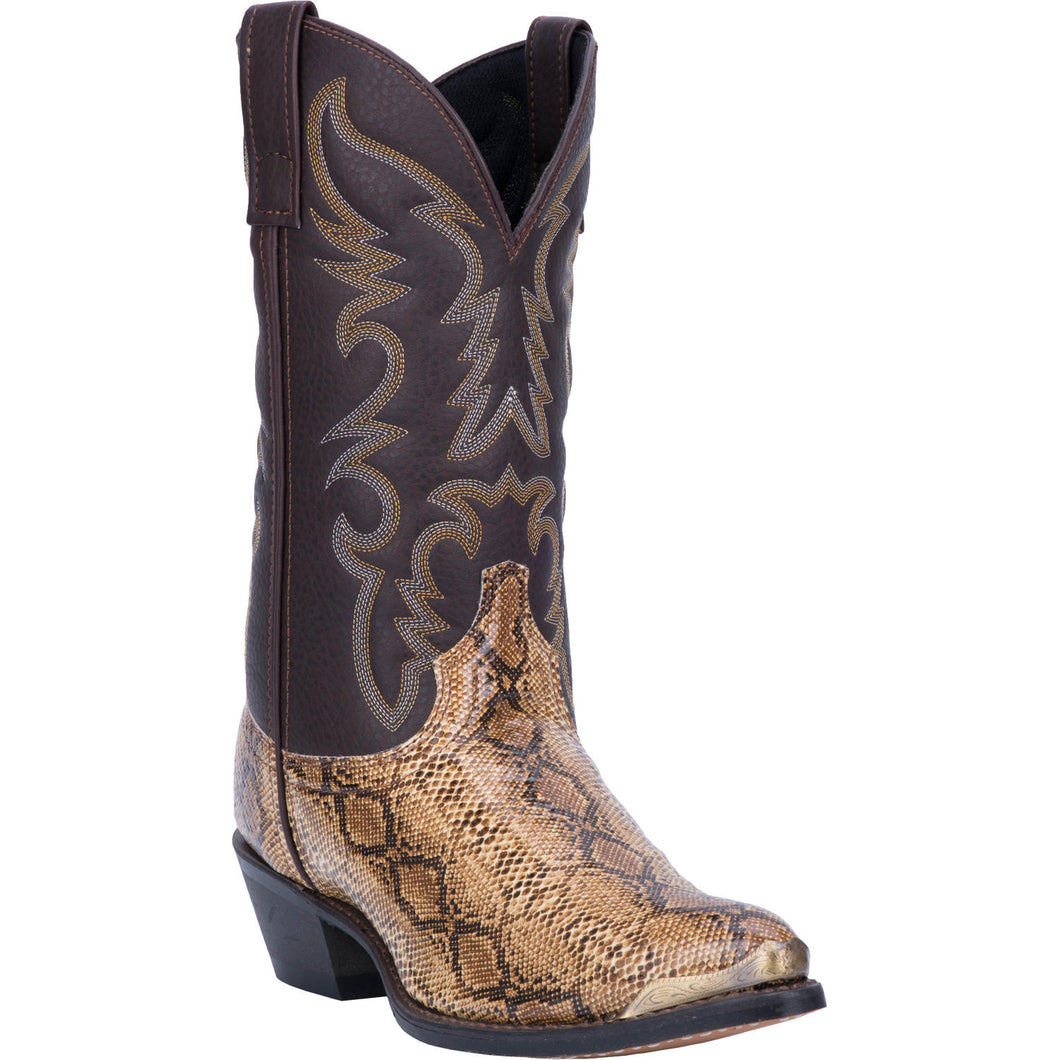 Laredo Monty 68068 Multi Tonal Brown Mens Cowboy Boots