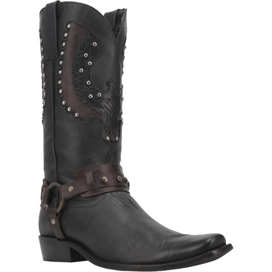 Dingo War Eagle Black DI 851 Mens Cowboy Boots