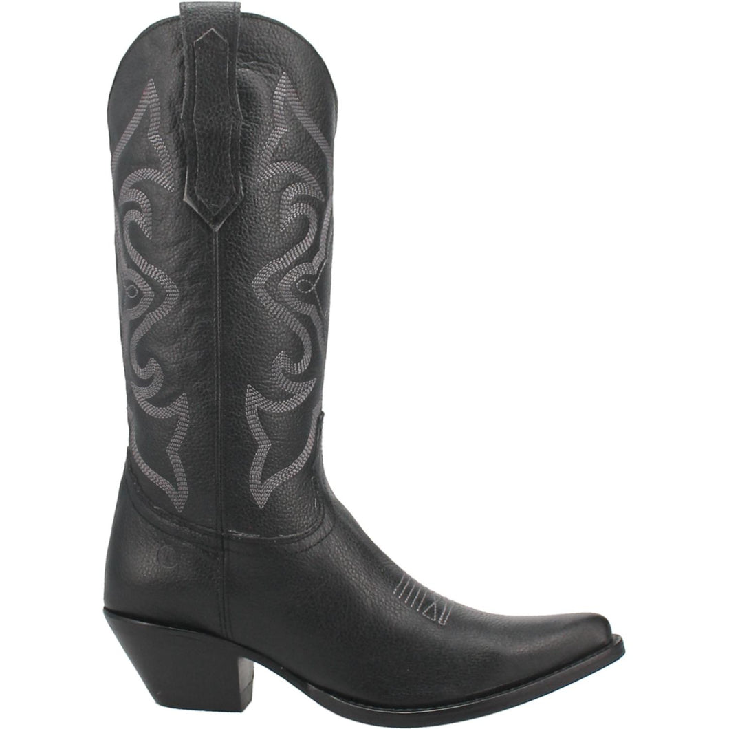 Dingo Out West Smooth Black DI920 Ladies Cowboy Boot