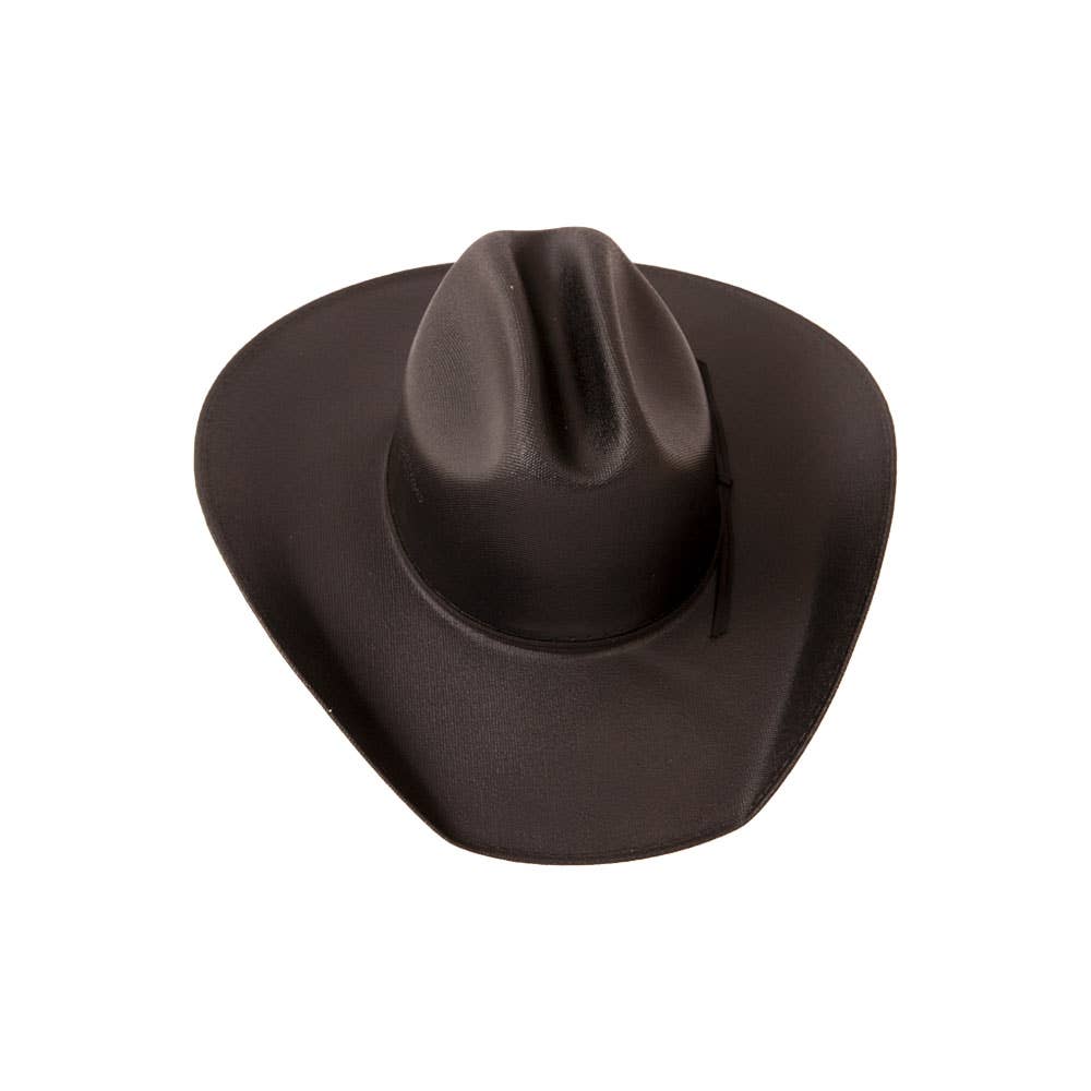 American Hat Makers Pioneer Black Straw Cowboy Hat