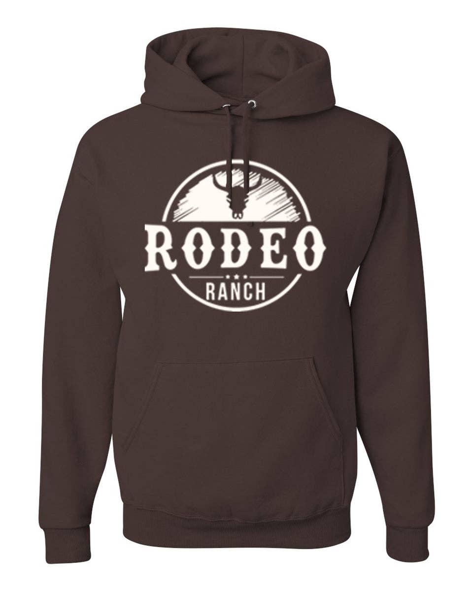 Rodeo Ranch Brushy Steer Hoodie in Brown