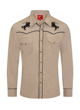 Load image into Gallery viewer, Rodeo Clothing Men&#39;s Horse Embroidery Western Shirt-PS560L-506
