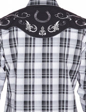 Load image into Gallery viewer, RODEO Clothing Men&#39;s Western Embroidery Cowboy Shirt PS500-529
