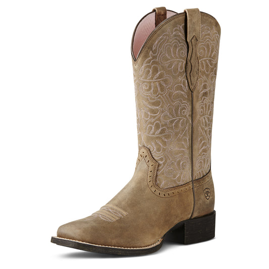 Ariat Ladies 10019906 Round Up Remuda Ladies western boots in Brown Bomber
