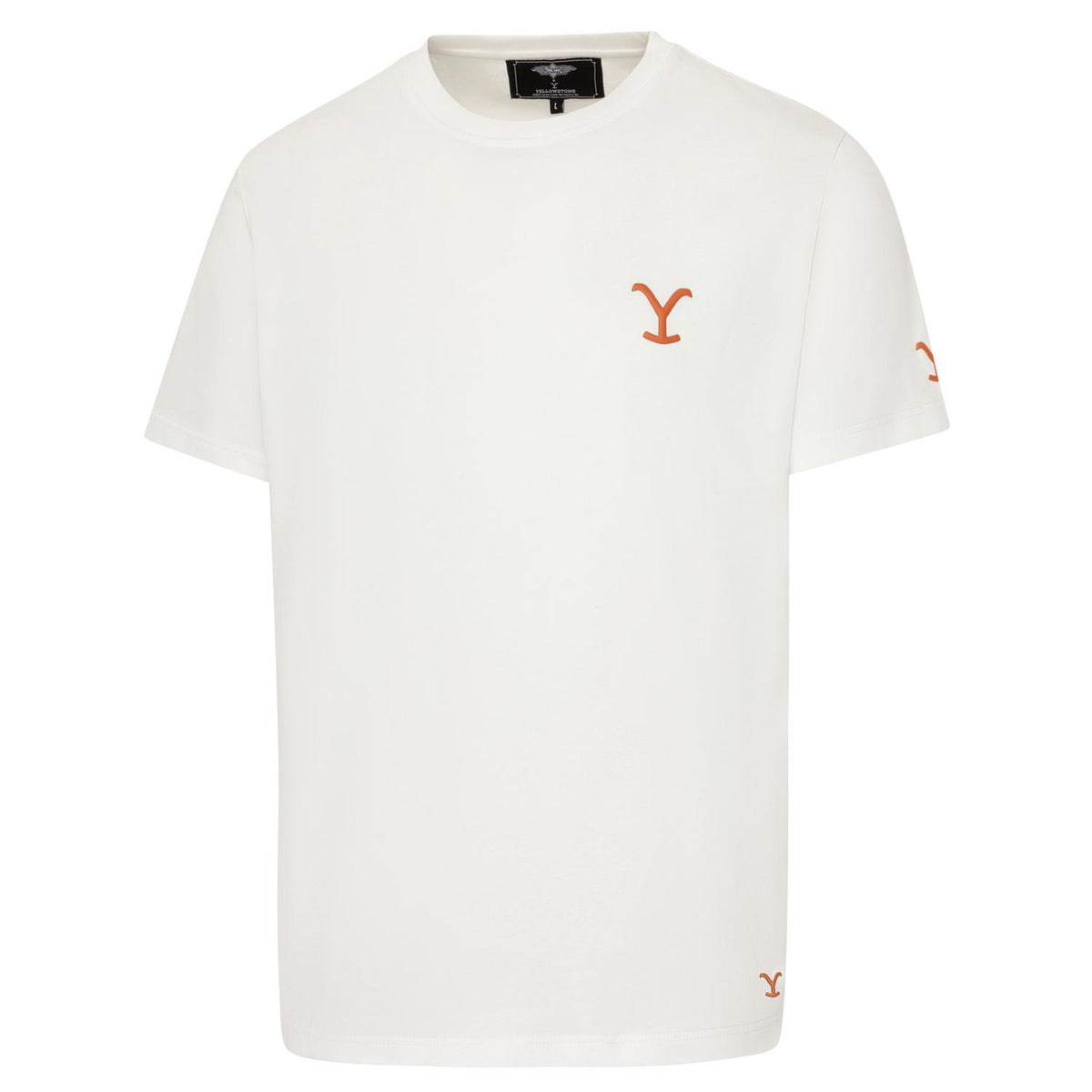 Stars & Stripes Yellowstone Tee in White