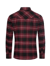 Load image into Gallery viewer, Men&#39;s Western Long Sleeve Flannel Shirts With Snap Buttons FLS300-304
