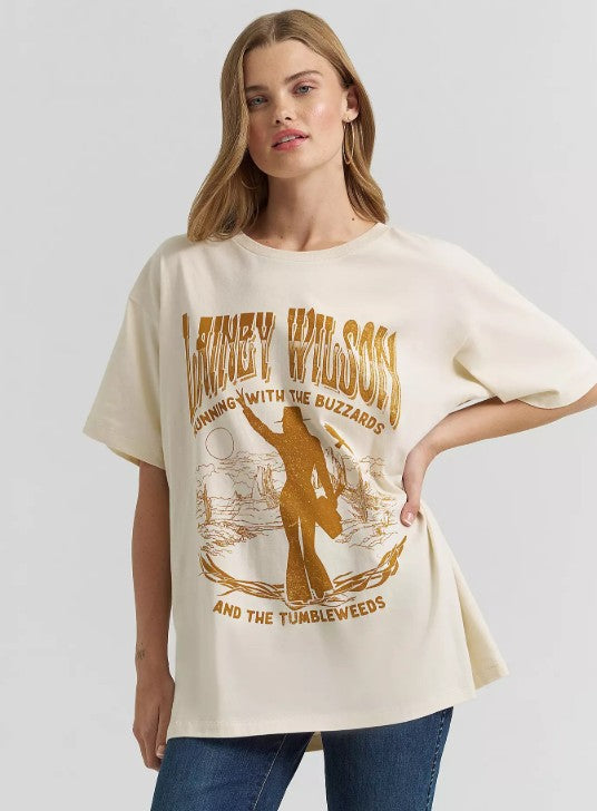Wrangler Lainey Wilson X Buzzards Tee in Cream 112380546