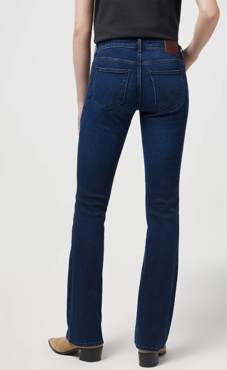 Wrangler Ladies Bootcut Jeans in Nightshade 112342797