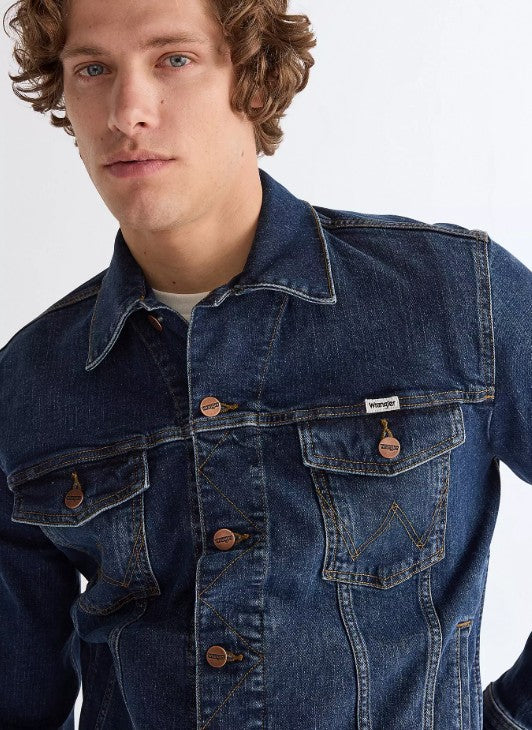 Wrangler Mens Classic Demin Jacket in Meadow Haze 112362651