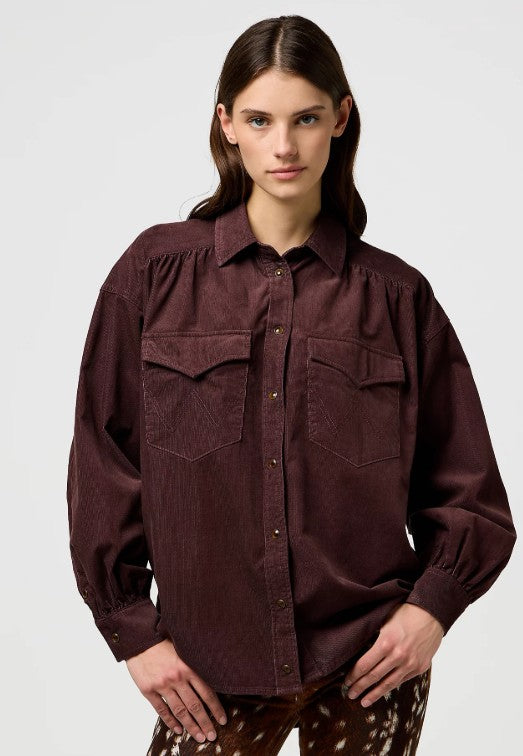 Wrangler Ladies Loose Femme Yoke Western Shirt 112370790