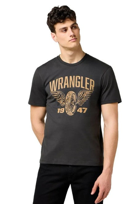 Wrangler Americana Tee in Faded Black 112371478