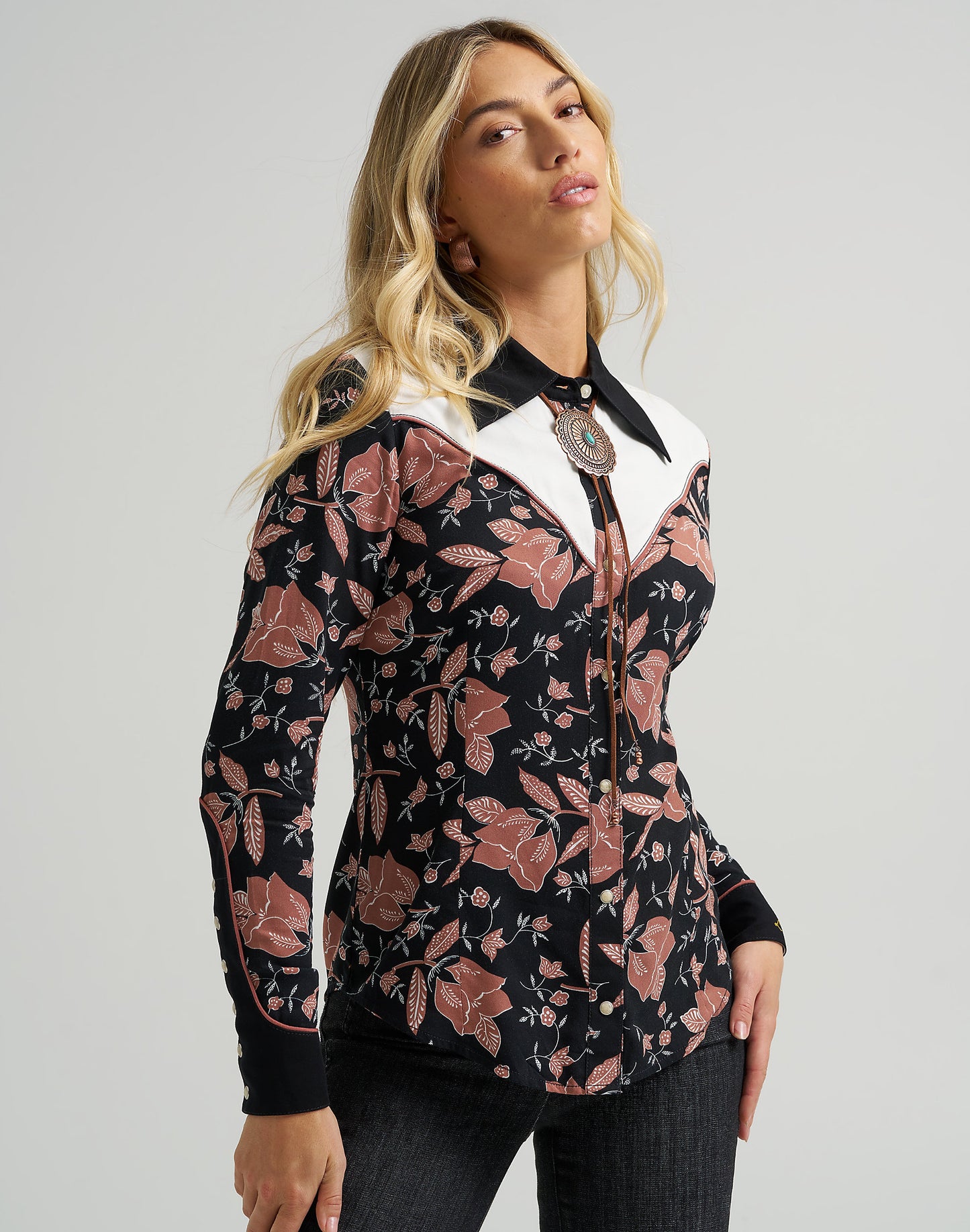 Wrangler x Lainey Wilson Floral Western Shirt 112373743