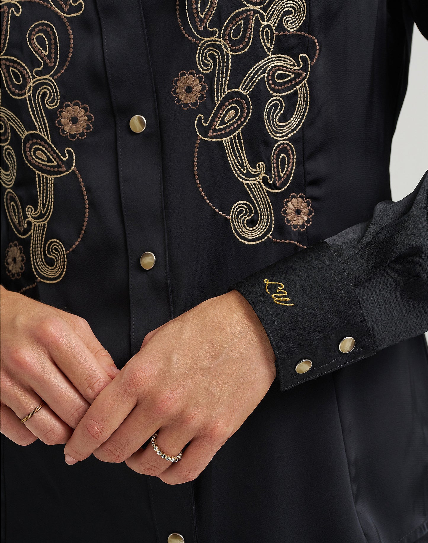 Wrangler x Lainey Wilson Satin Shirt 112374960