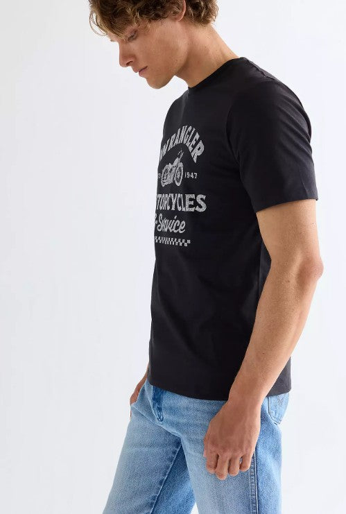Wrangler Regular Americana Tee 112377950 in Black