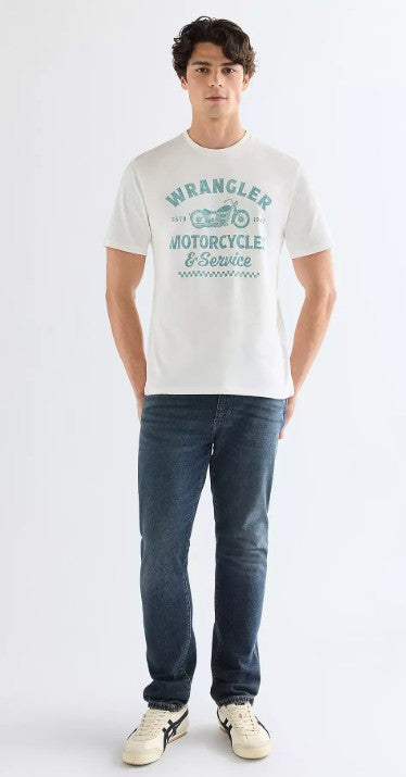 Wrangler Regular Americana Tee 112377951 in Worn White